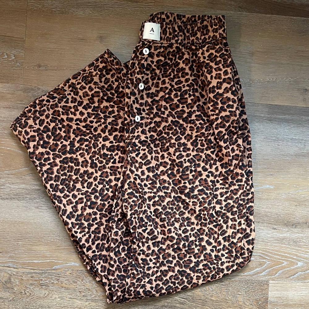Anthropologie Leopard Print Women's Sleepwear Pants